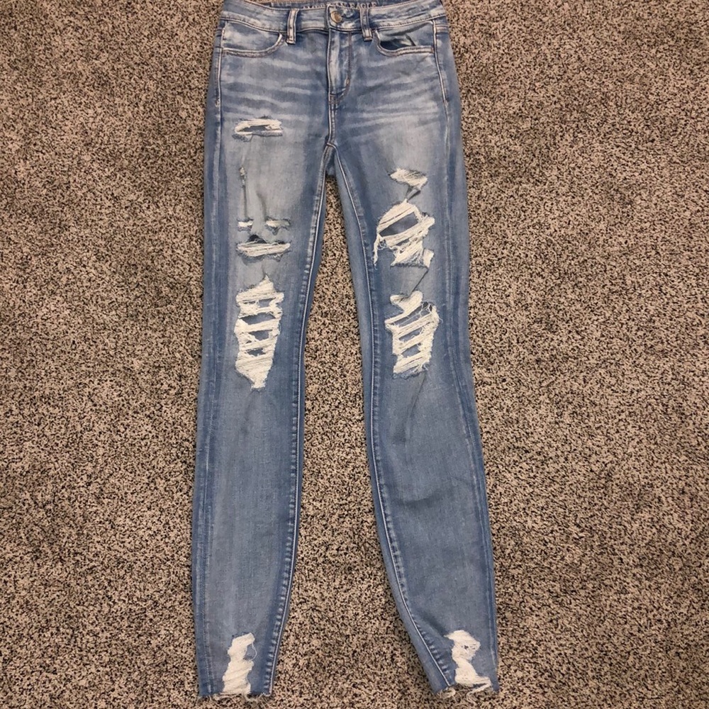 American eagle super stretch jeans
